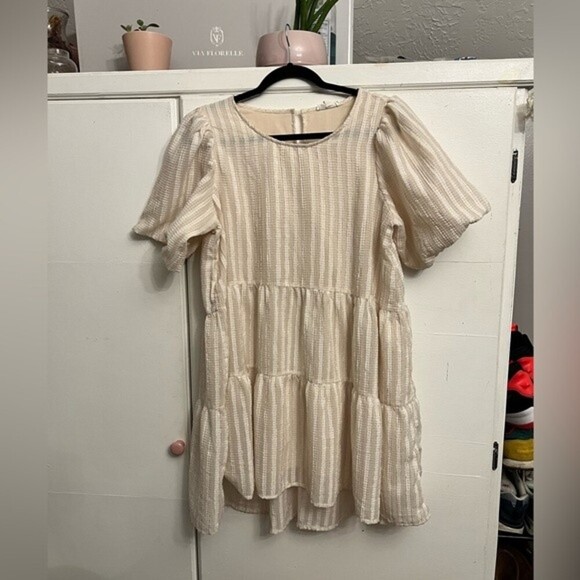 Blu Pepper Babydoll Dress - Picture 5 of 6